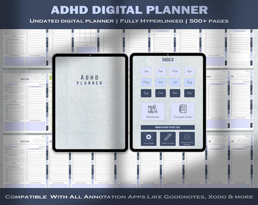 The All-In-One ADHD Digital Planner